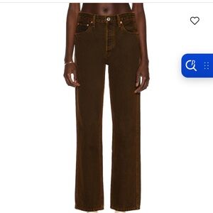 Redone Terracotta dipped jeans